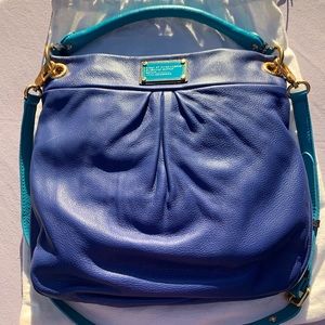 NWOT Marc by Marc Classic Q Hillier Hobo blue